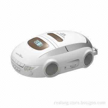 Pink DVD Music Boombox with FM/AM Radio